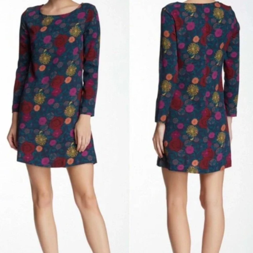 American Apparel Printed Gia Dress Floral Mod Swing Small